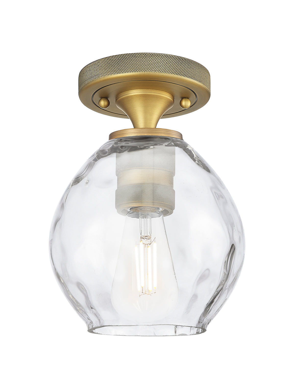 Waverly 6-Inch 1-Light Semi-Flush Mount 8.25-Inch High