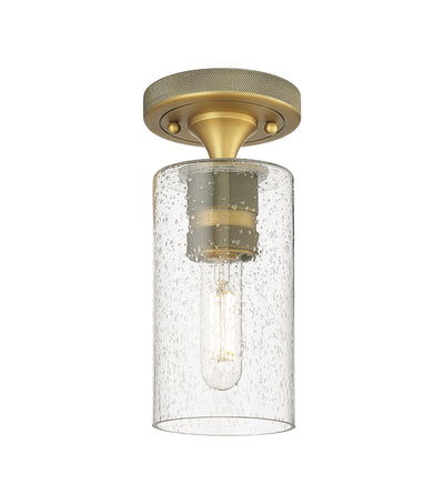 Downtown Flush Mount Satin Nickel Finish