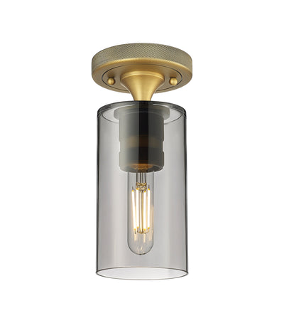Downtown Flush Mount Satin Nickel Finish
