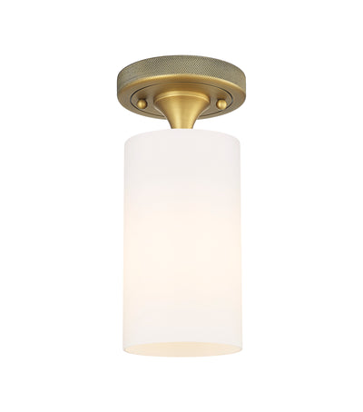 Downtown Flush Mount Satin Nickel Finish