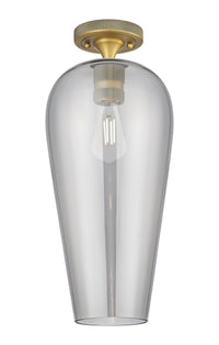 Downtown Flush Mount Satin Nickel 6 Inch