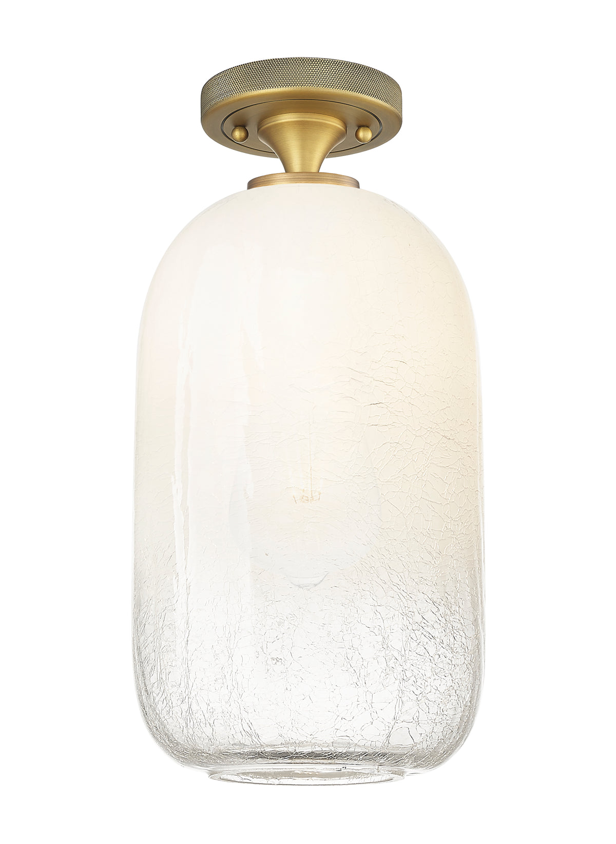 Brookhaven Cloche 7-Inch 1-Light Semi-Flush Mount