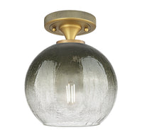 Downtown Flush Mount Satin Nickel 7 Inch