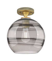 Downtown Flush Mount Satin Nickel 7 Inch