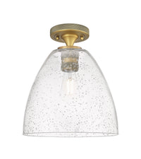 Downtown Flush Mount Satin Nickel 7.5 Inch