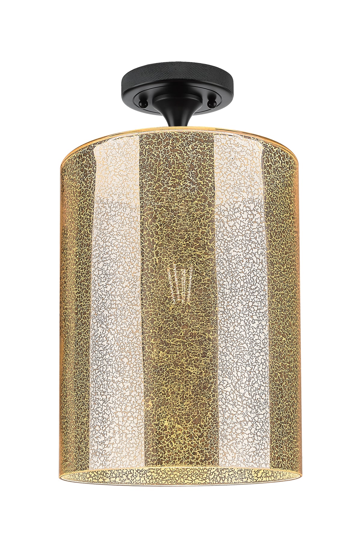 Cobbleskill 9-Inch 1-Light Semi-Flush Mount 14.5-Inch High