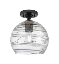 Downtown Flush Mount Satin Nickel Brass