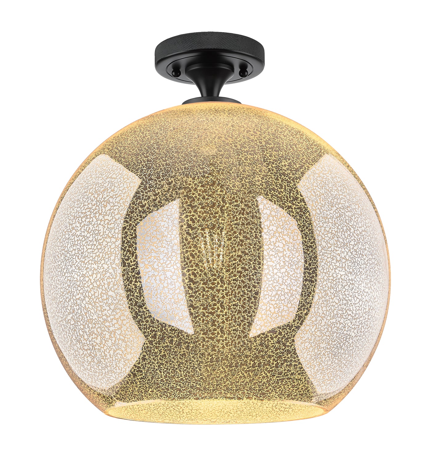 Downtown Flush Mount Satin Nickel Cast Brass