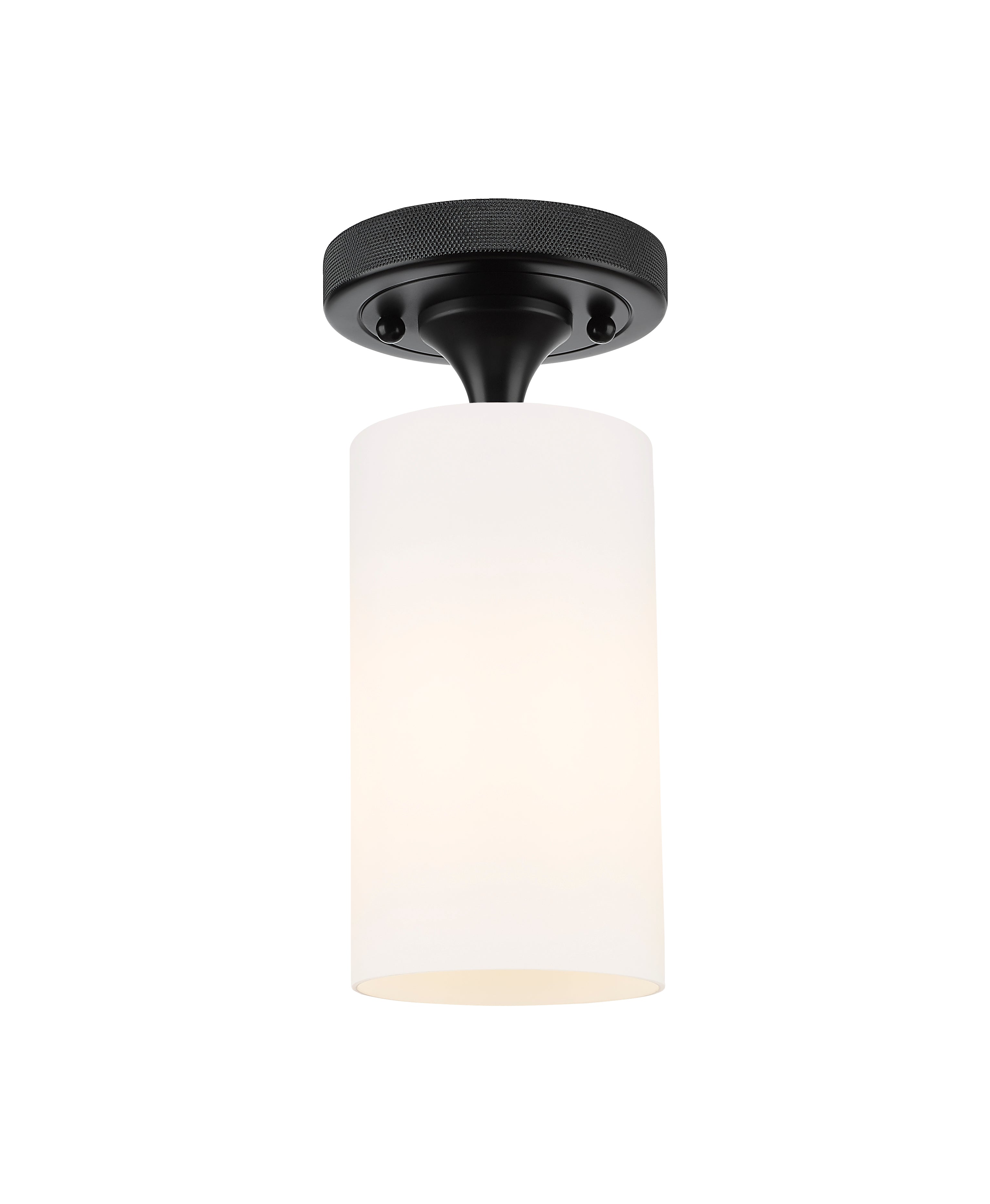 Downtown Flush Mount Satin Nickel Finish