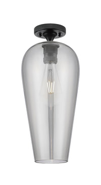 Downtown Flush Mount Satin Nickel 6 Inch