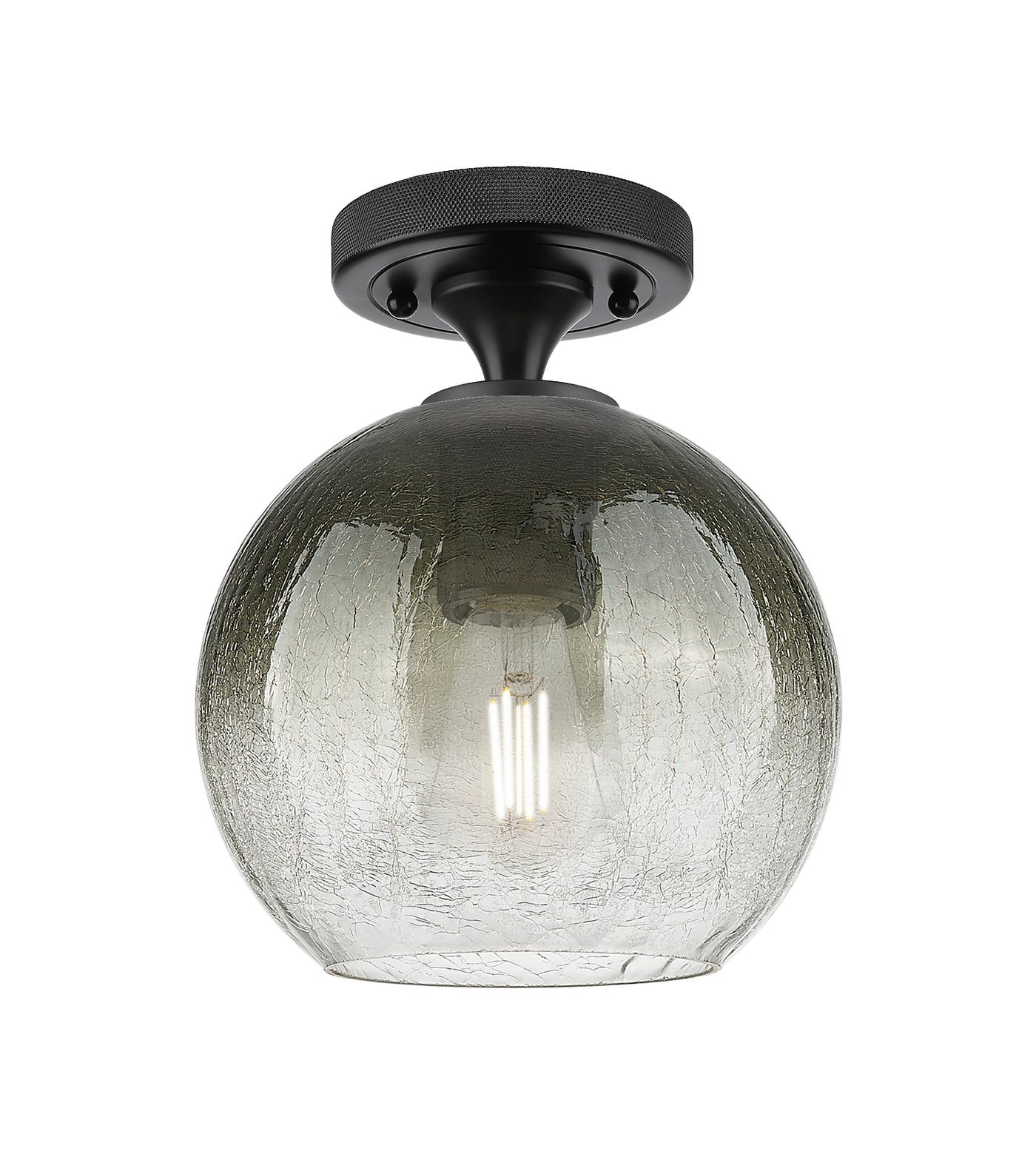 Downtown Flush Mount Satin Nickel 7 Inch