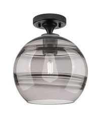Downtown Flush Mount Satin Nickel 7 Inch