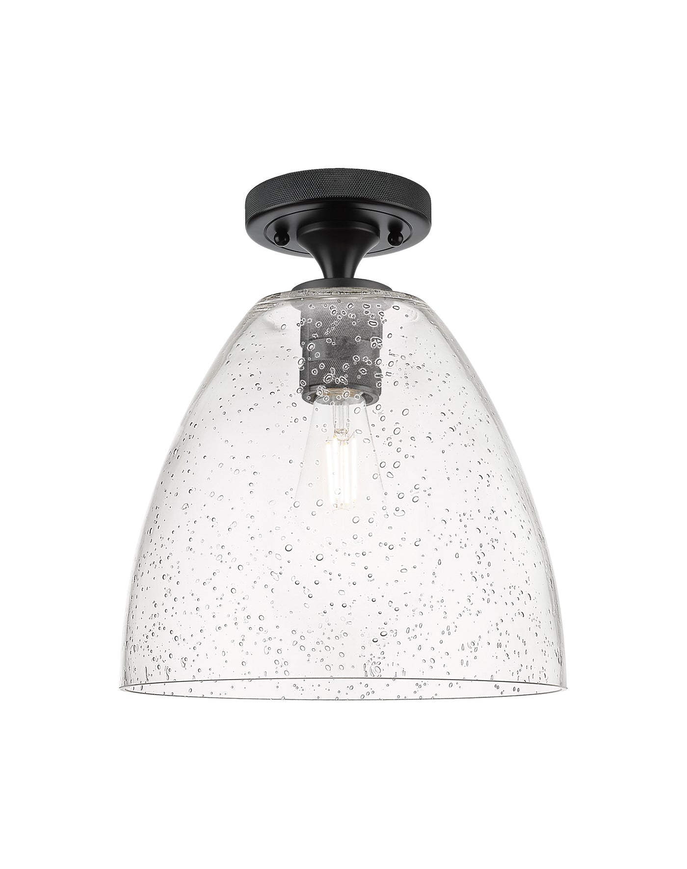 Downtown Flush Mount Satin Nickel 7.5 Inch