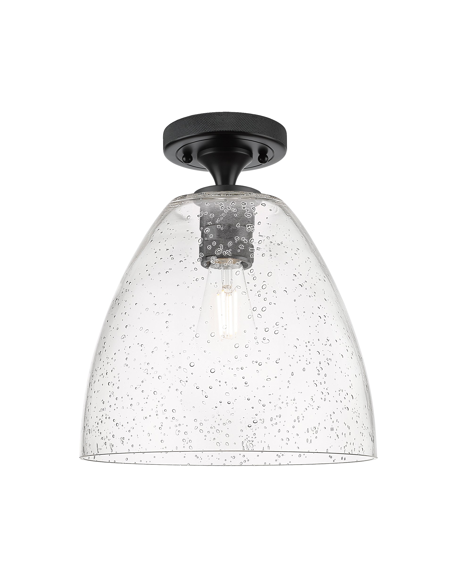 Downtown Flush Mount Satin Nickel 7.5 Inch