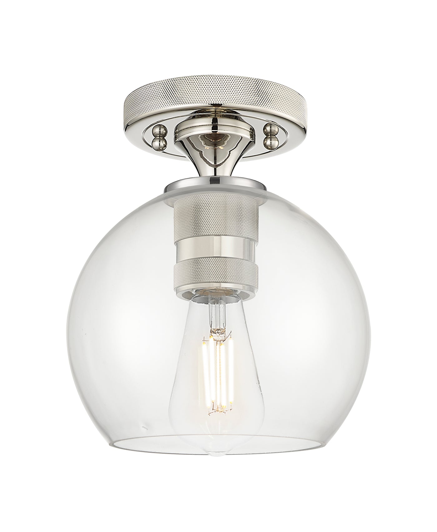 Downtown Flush Mount Satin Nickel