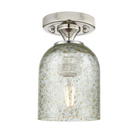 Downtown Flush Mount Satin Nickel Brass