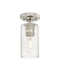 Downtown Flush Mount Satin Nickel Finish