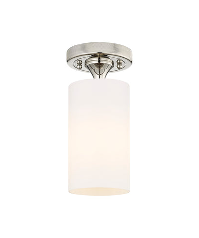 Downtown Flush Mount Satin Nickel Finish