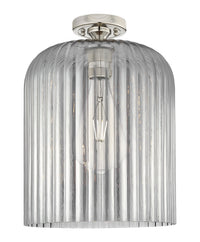 Downtown Flush Mount Satin Nickel Finish