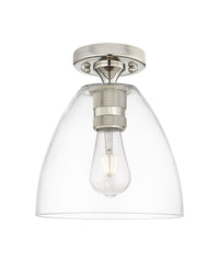 Downtown Flush Mount Satin Nickel 7.5 Inch