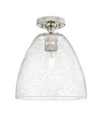 Downtown Flush Mount Satin Nickel 7.5 Inch