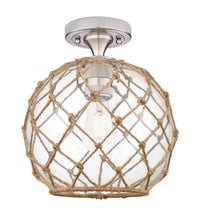 Downtown Flush Mount Satin Nickel Brass