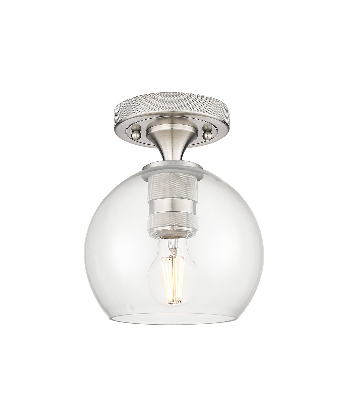 Downtown Flush Mount Satin Nickel