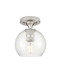 Downtown Flush Mount Satin Nickel