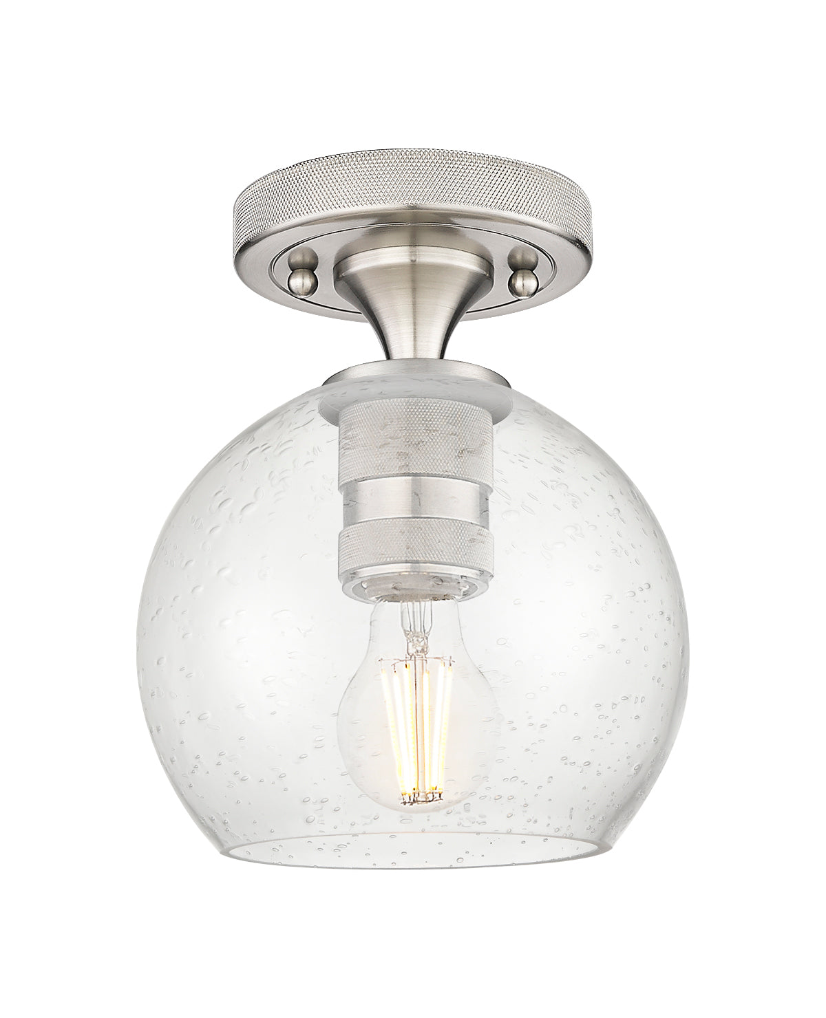 Downtown Flush Mount Satin Nickel