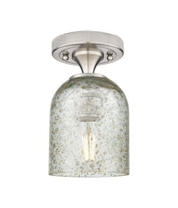 Downtown Flush Mount Satin Nickel Brass