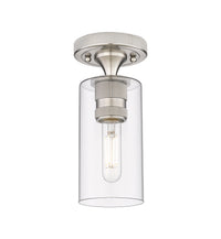 Downtown Flush Mount Satin Nickel Finish