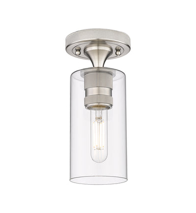 Downtown Flush Mount Satin Nickel Finish