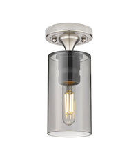Downtown Flush Mount Satin Nickel Finish