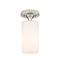 Downtown Flush Mount Satin Nickel Finish