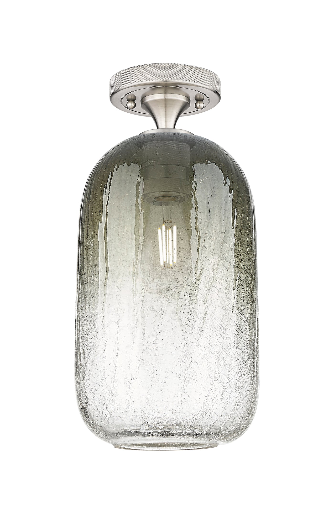 Downtown Flush Mount 10.5 Satin Nickel