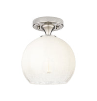 Downtown Flush Mount Satin Nickel 7 Inch