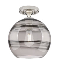 Downtown Flush Mount Satin Nickel 7 Inch