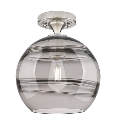 Downtown Flush Mount Satin Nickel 7 Inch
