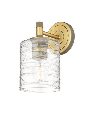 Downtown Urban Sconce Cast Brass Glass