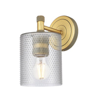 Downtown Urban Sconce Cast Brass Glass