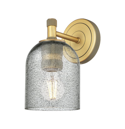 Downtown Urban Sconce Glass Brass Steel