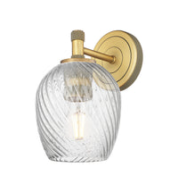 Downtown Urban Sconce Cast Brass Glass