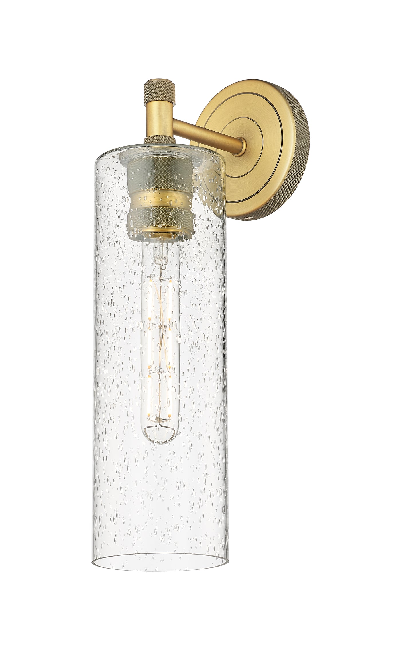 Downtown Urban Sconce Cast Brass Dimmable