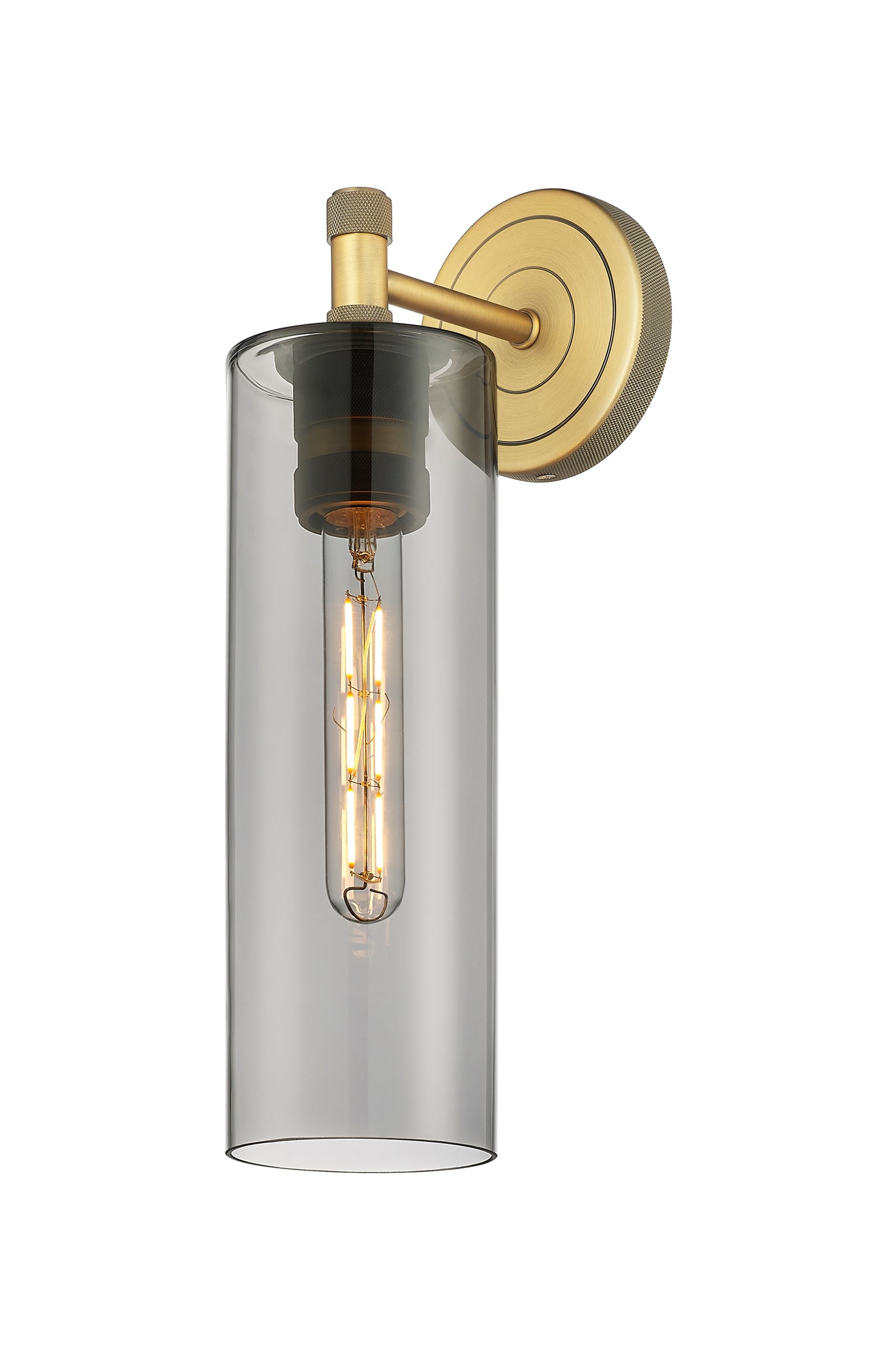 Downtown Urban Sconce Cast Brass Dimmable