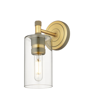 Downtown Urban Sconce Cast Brass Glass
