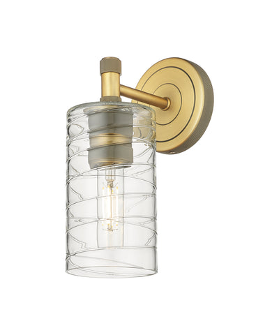 Downtown Urban Sconce Cast Brass Glass