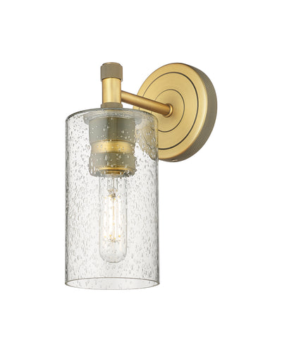 Downtown Urban Sconce Cast Brass Glass