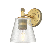 Downtown Urban Sconce Cast Brass Finish