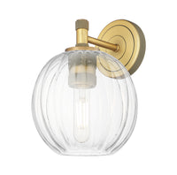 Downtown Urban Sconce Cast Brass Glass