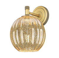 Downtown Urban Sconce Cast Brass Glass